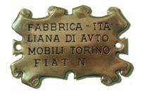 Logo FIAT'a w latach 1899 - 1901